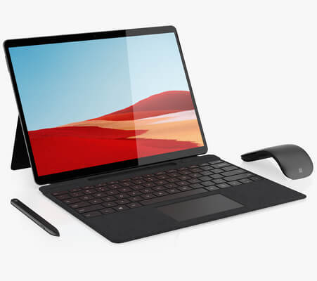 Замена дисплея на планшете Microsoft Surface Pro X